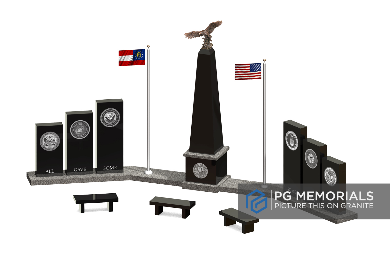 Cobb county memorial design concept