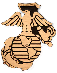 example of US Army cast bronze military insignia design
