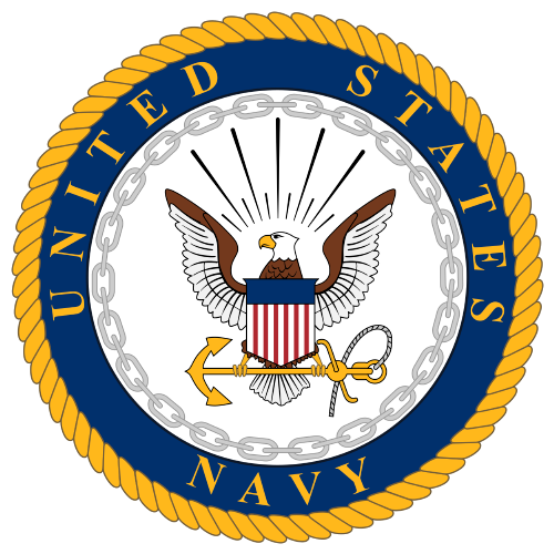 example of United State Navy cast bronze military insignia